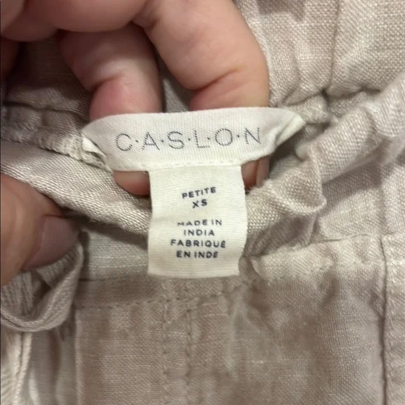 Caslon linen, elastic waist, Jogger Pants size XS - Picture 4 of 8